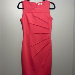 Coral Calvin Klein Dress